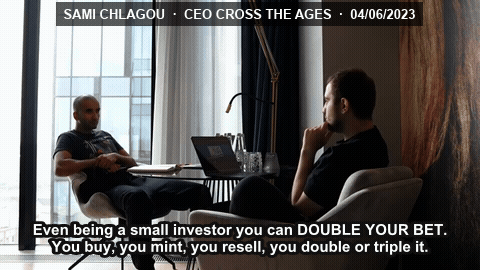 Extrait sous-titré : even being a small investor you can double your bet