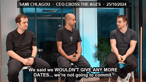 Extrait sous-titré : we said we wouldn't give any more dates, we're not going to commit